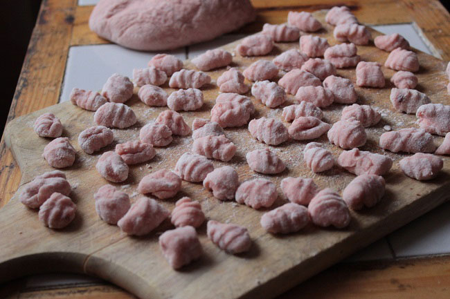 GNOCCHI CON LE BARBABIETOLE